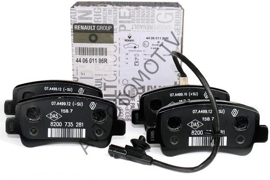 ARKA FREN BALATASI MASTER 440603321R, 440604591R, 440601147R, 440600264R