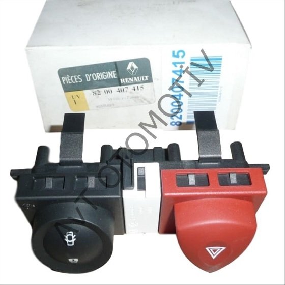 Dörtlü Flasör+Merkezi Kilit Dügmesi Megane 2 -  8200407415 - 330174699