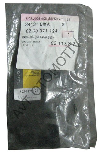 RADYATOR UST KAPAK BBO-