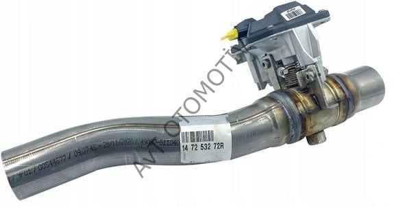 EGZOZ KLAPESI KOMPLE BORULU 147253272R, 147250683R, 147B07424R, 147258271R, 200108945R, 147B000Q0D, 147B05725R